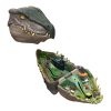Jurassic World Rebirth Micro Adventure Distortus Rex Playset, interactive Features & 6 Figures