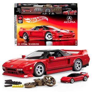 Mattel Brick Shop Hot Wheels Jogo de Construção Elite '90 Acura NSX