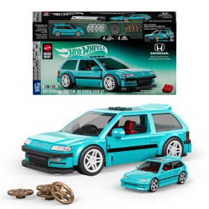 Mattel Brick Shop Hot Wheels Juguete de Construcción Speed Custom '90 Honda Civic EF