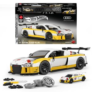 Mattel Brick Shop Hot Wheels Juguete de Construcción Elite ’15 Audi R8 LMS