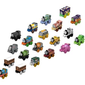 Thomas & Friends Minis Toy Train Pack, 20 Miniature Engines And Railway Vehicles For Preschool Kids