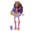Monster High Clawdeen Wolf Fashion Doll in Furry Skirt With Pet Crescent And 7 Accessories