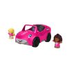 Barbie Little People Véhicule Décapotable et Figurines