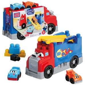 Mega Bloks Juguete de Construcción Grúa ¡Construye y Compite!