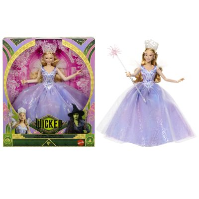 Universal Pictures’ Wicked: For Good Deluxe Glinda Doll With Movie-inspired Outfit & 3 Accessories